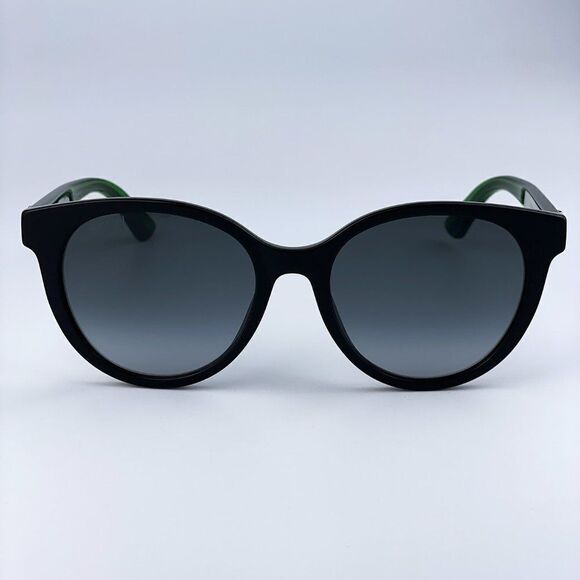 NEW GUCCI GG0702SKN 004 Black/Colorful Gray Gradient Round Women Sunglasses